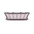Peugeot 308 2014 2021 Front Bumper Grille, Centre Section, Matte Dark Grey, TuV Approved