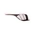 Peugeot 308 2014 2021 RH (Drivers Side) Front Bumper Grille, Inner, Matte Black, With Chrome Trim, Active Models