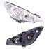 Right Headlamp (Halogen, Takes H1/H7 Bulbs, Supplied With Motor) for Peugeot 308 SW 2008 2011