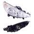 Right Headlamp (Without Directional Lamp, Original Equipment) for Peugeot 207 Van 2006 on