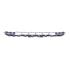 Peugeot 207 CC 2010 2012 Front Bumper Grille, Upper, Black, With Chrome Moulding