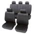 Leather Look Dark Grey Seat Covers   For Renault CLIO Mk II 1998 Onwards