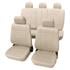 Beige Car Seat Covers Classy Leather Look   For Renault CLIO Mk II 1998 Onwards