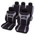 Grey & Black Car Seat Covers   For Peugeot 205