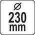 DIAMOND BLADE, TURBO 230MM