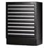 Draper 23748 BUNKER Modular Floor Cabinet, 9 Drawer, 680mm