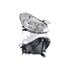 Right Headlamp (Chrome Bezel, Without Cornering Lamp, Halogen, Takes H7 / H7 Bulbs, Supplied With Levelling Motor) for Renault CLIO III 2005 2009