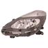 Left Headlamp (With Black Bezel, Takes H7 / H7 Bulbs, Supplied Without Bulbs or Motor, Original Equipment) for Renault CLIO Grandtour 2011 2013