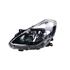 Left Headlamp (With Black Bezel, Takes H7/H7 Bulbs, Supplied Without Motor) for Renault CLIO Grandtour 2009 2011