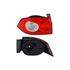 Left Rear Lamp (Outer, On Quarter Panel, Hatchback, Supplied With Bulbholder, Original Equipment) for Renault LAGUNA II 2005 2007