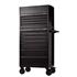 Draper 24247 BUNKER 10 Drawer Combined Roller Cabinet and Tool Chest, 26", Black
