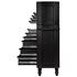 Draper 24247 BUNKER 10 Drawer Combined Roller Cabinet and Tool Chest, 26", Black