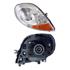 Right Headlamp (With Amber Indicator, Halogen, Takes H4 Bulb, Supplied With Motor & Bulb, Original Equipment) for Opel VIVARO Combi 2007 on