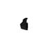 Renault Trafic 2014 Onwards LH (Passengers Side) Rear Bumper End Cap, Grained, Black, TuV Approved