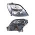 Right Headlamp (Black Bezel, Original Equipment, Takes H7 + H1 Bulbs, Supplied Without Bulbs) for Renault SCÉNIC I 1999 2003
