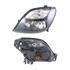 Left Headlamp (Black Bezel, Original Equipment, Takes H7 + H1 Bulbs, Supplied Without Bulbs) for Renault SCÉNIC I 1999 2003