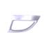 Renault Scenic 2009 2012 LH (Passenger Side) Front Bumper Grille Bezel, Painted Silver