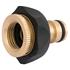 Draper 24646 Brass and Rubber Tap Connector (1 2 inch   3 4 inch)