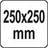 LINEAR DRAIN QUAD 250X250 MM WET&DRY