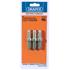 Draper 25852 3 8 inch PCL Double Ended Air Hose Connectors Pack of 3