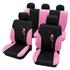 Girly Car Seat Covers Lady Pink & Black Flower pattern  Vauxhall Combo Tour
