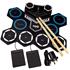 PDT RockJam Roll Up Bluetooth Drum Kit with Built in Battery & Drumsticks