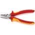 KNIPEX 26914 VDE Insulated Crimping Pliers for End Sleeves, 180 mm