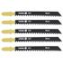 JIG SAW BLADES BOSCH/WOOD,PLAST,STEEL/ 5