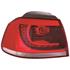 Left Rear Lamp (Outer, On Quarter Panel, LED Type, Dark Cherry Red) for Volkswagen GOLF VI 2009 on