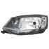 Left Headlamp (Halogen, Takes H4 Bulbs, With Standard Bulb Daytime Rinng Light, Supplied With Motor & Bulb, Original Equipment) for Skoda Fabia 2014 on