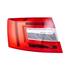 Left Rear Lamp (LED / Halogen, Hatchback Models, Supplied Without Bulbholder, Original Equipment) for Skoda OCTAVIA 2012 to 2017