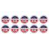 Draper 29527 Grey PVC Electrical Insulation Tape, 19mm x 20m (Pack of 10)