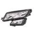 Left Headlamp (Halogen, Take H7 / H7 Bulbs, With LED Daytime Running Light, Supplied With Bulbs & Motor, Original Equipment) for Skoda KODIAQ 2017 2021