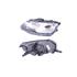 Left Headlamp (Halogen, Takes H7 / H15 Bulbs, Supplied With Bulbs, Original Equipment) for Skoda RAPID 2012 to 2017