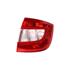 Right Rear Lamp (Bright Red, Supplied Without Bulbholder) for Skoda RAPID 2012 on