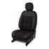 CARBON Style Seat Covers (Black/Red) For Citroen C ZERO 2010 Onwards