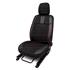 PLATINUM Style Seat Covers (Black/Red) For Citroen C ZERO 2010 Onwards