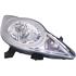 Right Headlamp (Halogen, Takes H4 Bulb) for Peugeot 107 2012 on