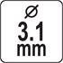 HSS DRILL BIT 3,1MM PREMIUM