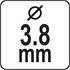 HSS DRILL BIT 3,8MM PREMIUM
