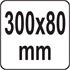 WOODEN MITRE BOX 300x80MM