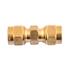 Connect 31178 Pipe Connector   Straight Brass   3 16in.   Pack Of 10