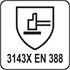 WELDING GLOVES POLYMER THREAD S. 10
