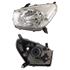 Left Headlamp Unit (Halogen, Takes H4 Bulb) for Toyota RAV 4 Mk II 2001 2004