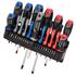 Draper 31672 Screwdriver Set with Wall Mountable Rack (37 Piece)