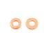 Connect 31745 Copper Washers   Injection   13.85mm x 7.3mm x 1.4mm   Pack Of 50