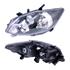 Left Headlamp (With Black Bezel, Halogen, Takes H11 / HB3 Bulbs, Sport Models, Supplied With Motor, Original Equipment) for Toyota AURIS VAN van 2010 2012