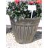 FLORAL FLUTED 20" ANT SILVER HG 9006B C S