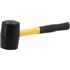 RUBBER MALLET FIBREGLASS HANDLE 500G
