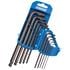 Draper 33716 Imperial Hexagon and Ball End Hexagon Key Set (10 Piece)